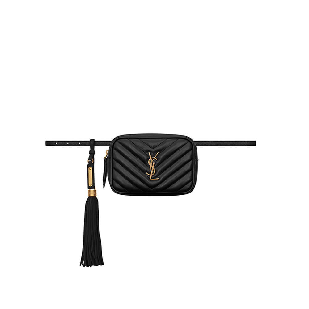 Y51 lou belt bag in matelasse leather