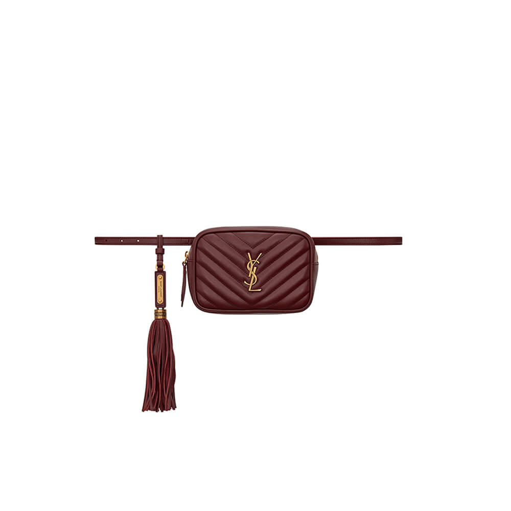 Y51 lou belt bag in matelasse leather