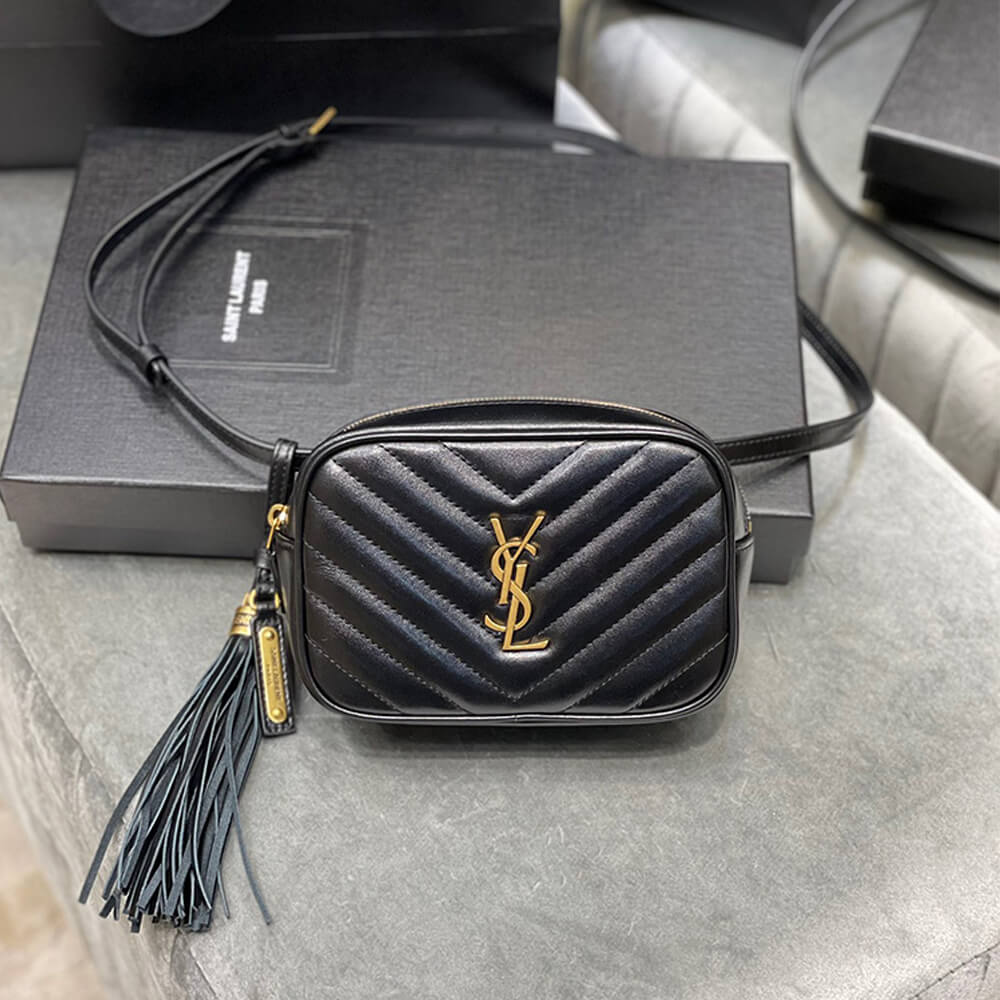 Y51 lou belt bag in matelasse leather