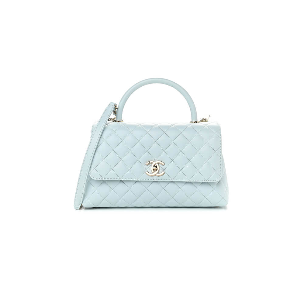 Ch**el coco handle bag small