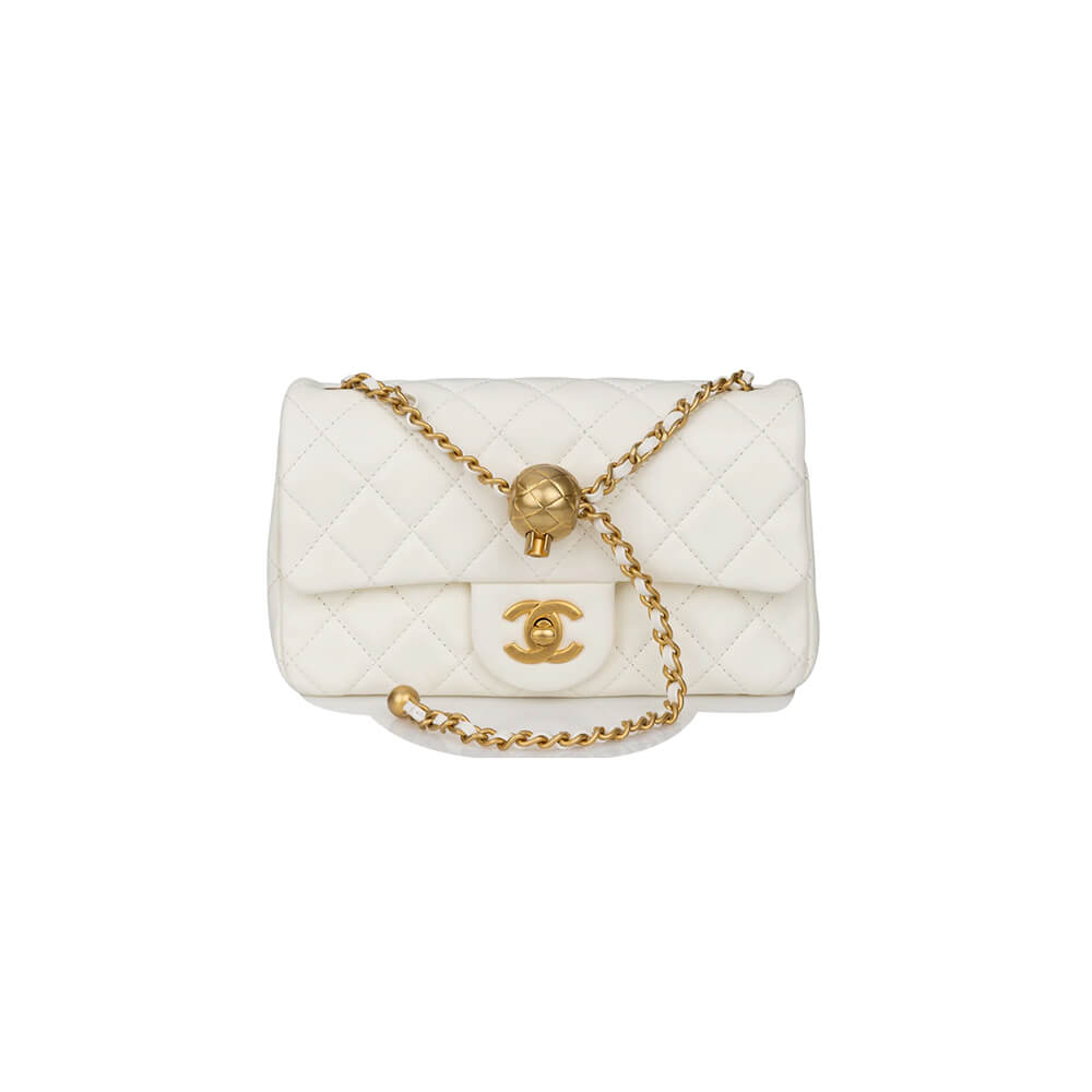 Ch**el pearl crush mini rectangular flap bag