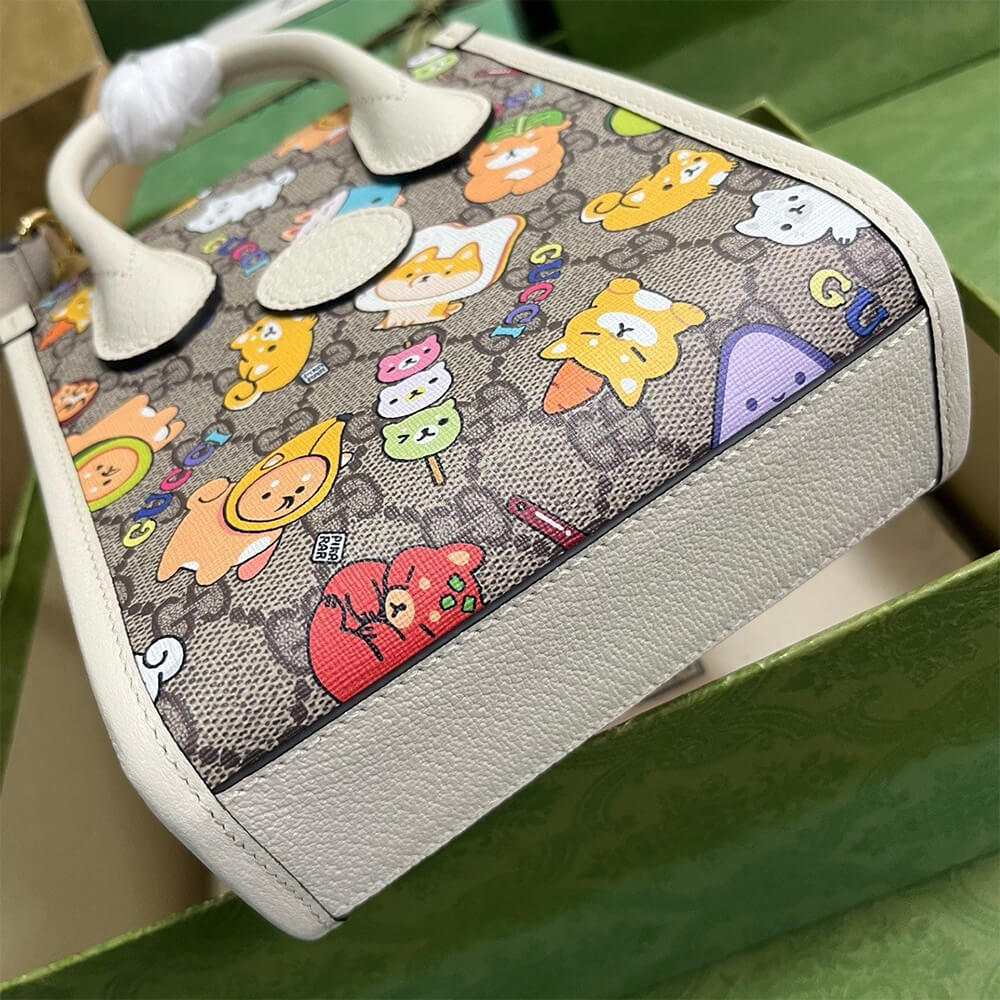 G*u*i animal print mini tote bag