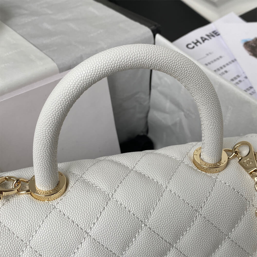 Ch**el coco handle bag small