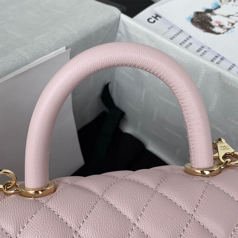 Ch**el coco handle bag small