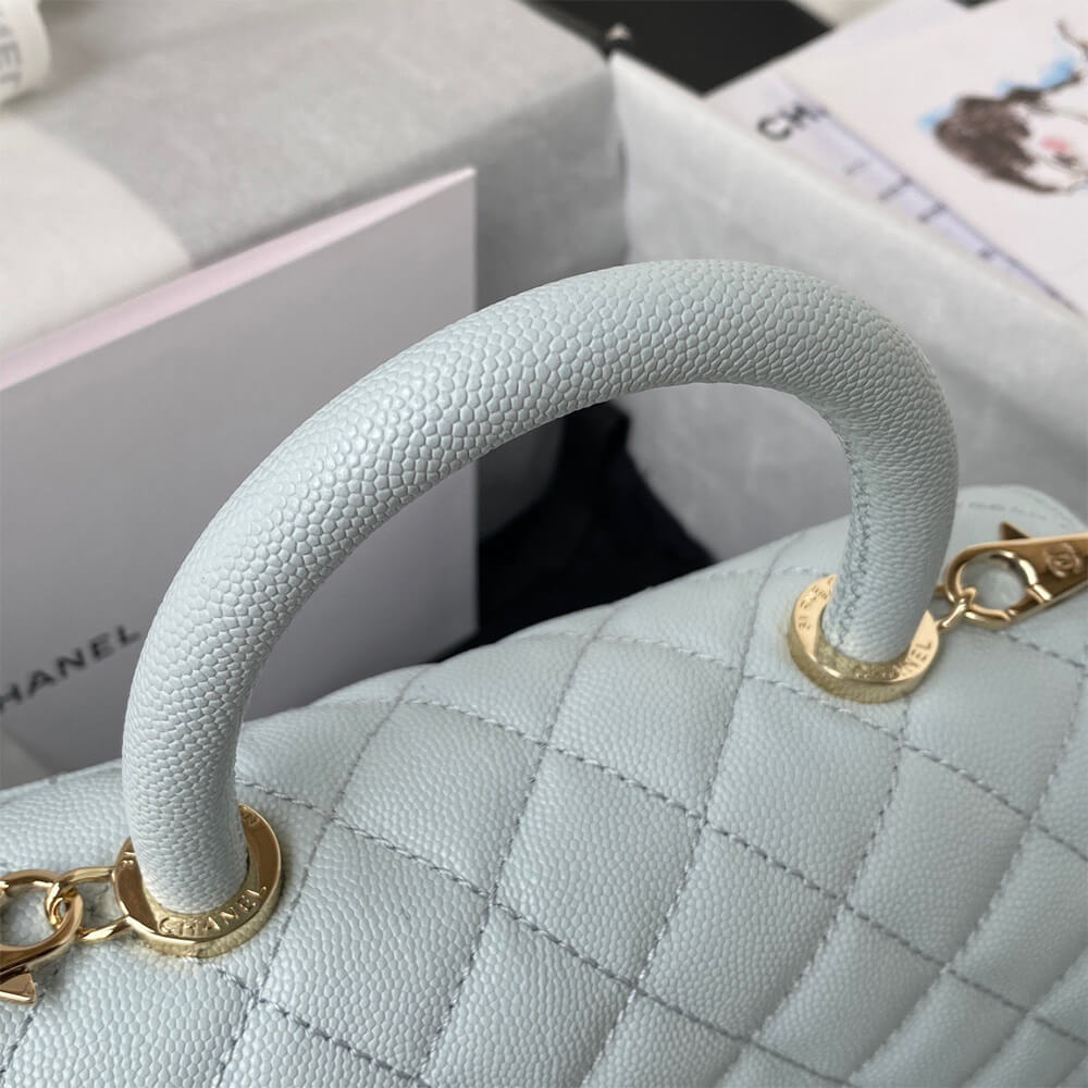 Ch**el coco handle bag small