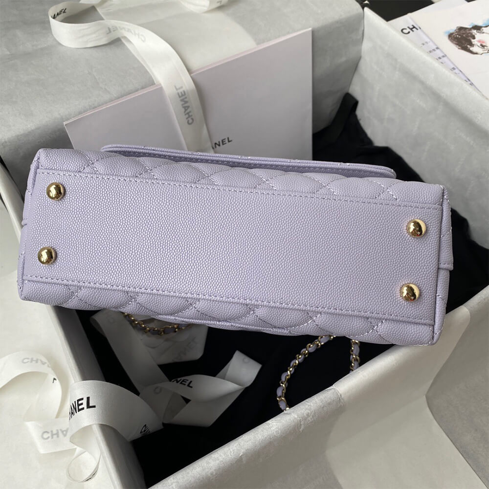 Ch**el coco handle bag small