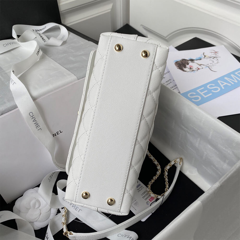 Ch**el coco handle bag small