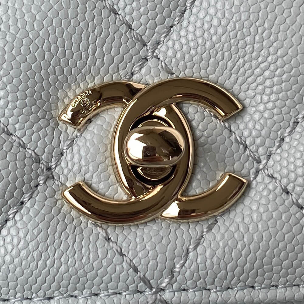 Ch**el coco handle bag small