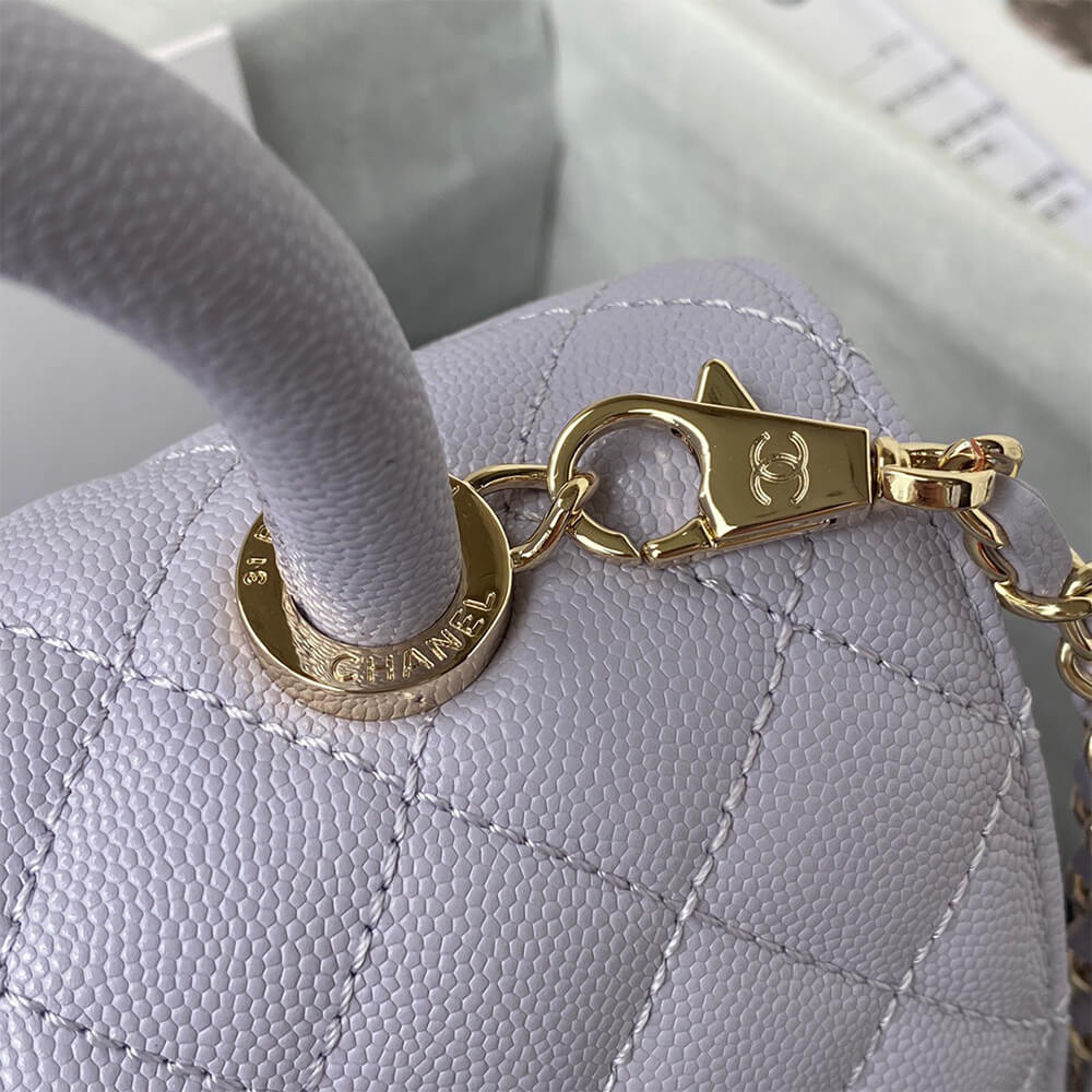 Ch**el coco handle bag small