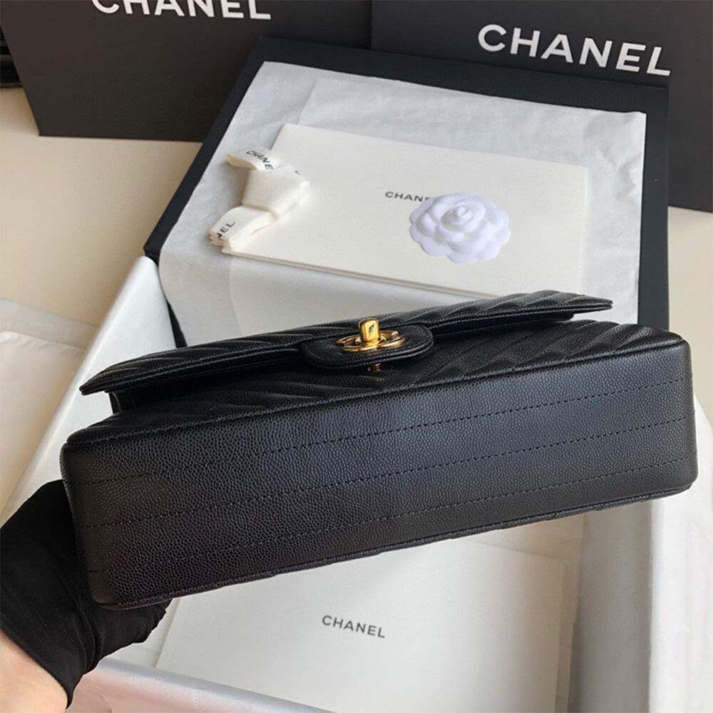 Ch**el classic chevron medium flap
