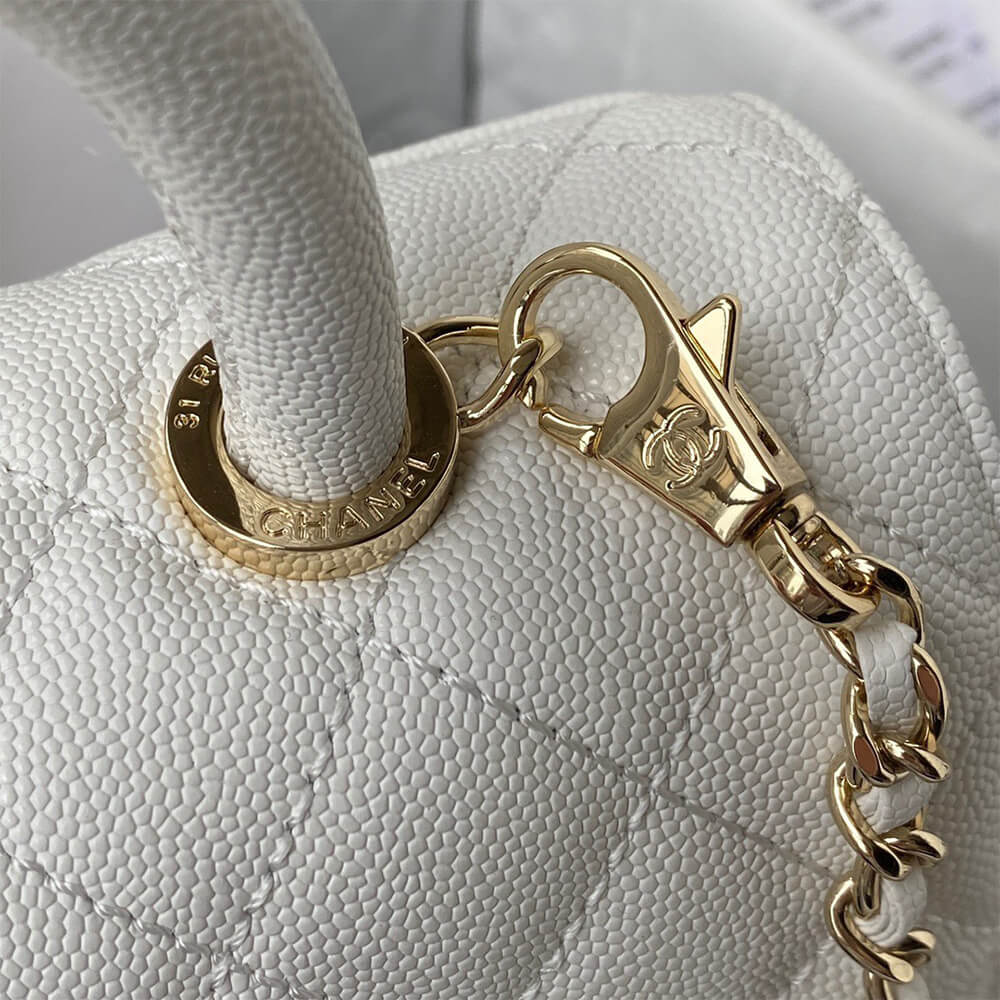 Ch**el coco handle bag small