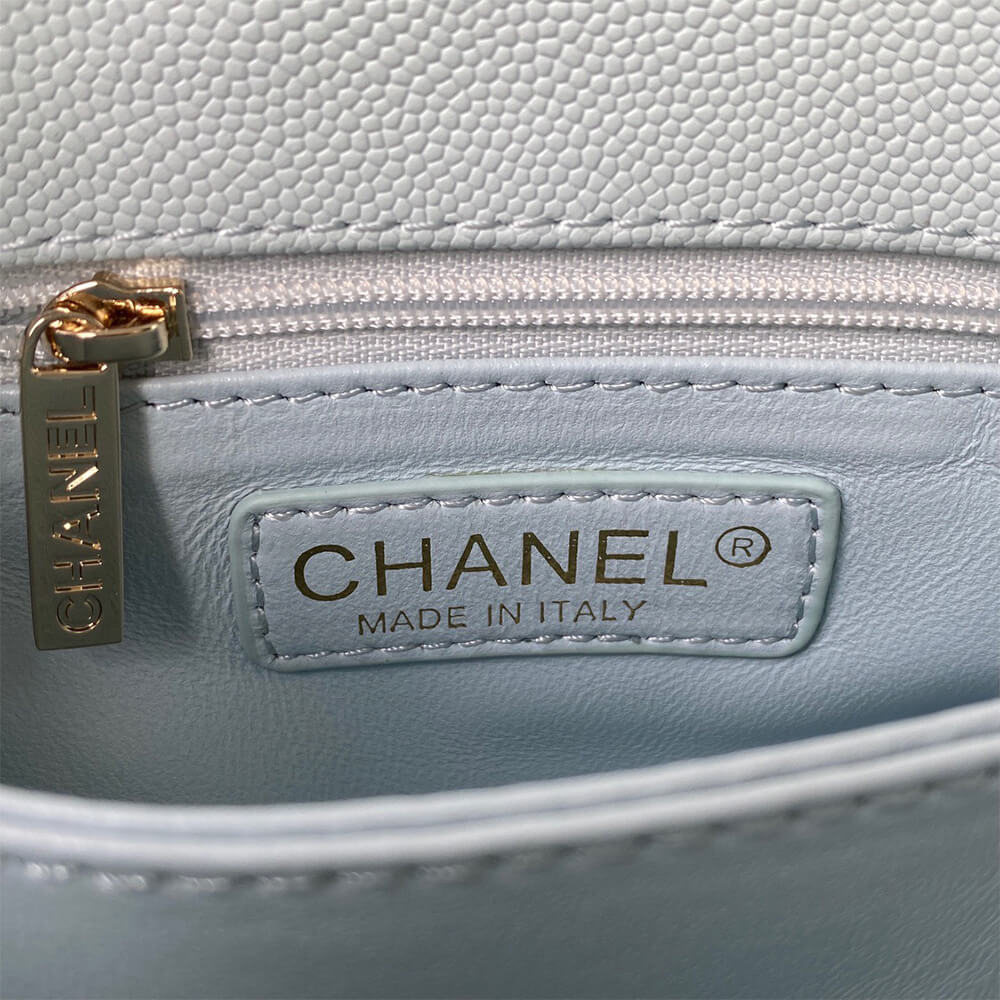 Ch**el coco handle bag small