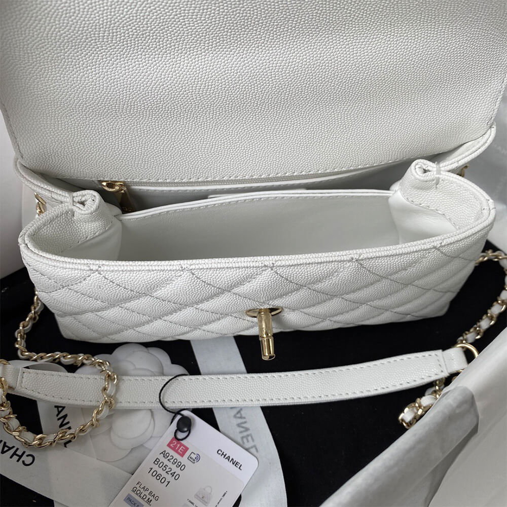 Ch**el coco handle bag small