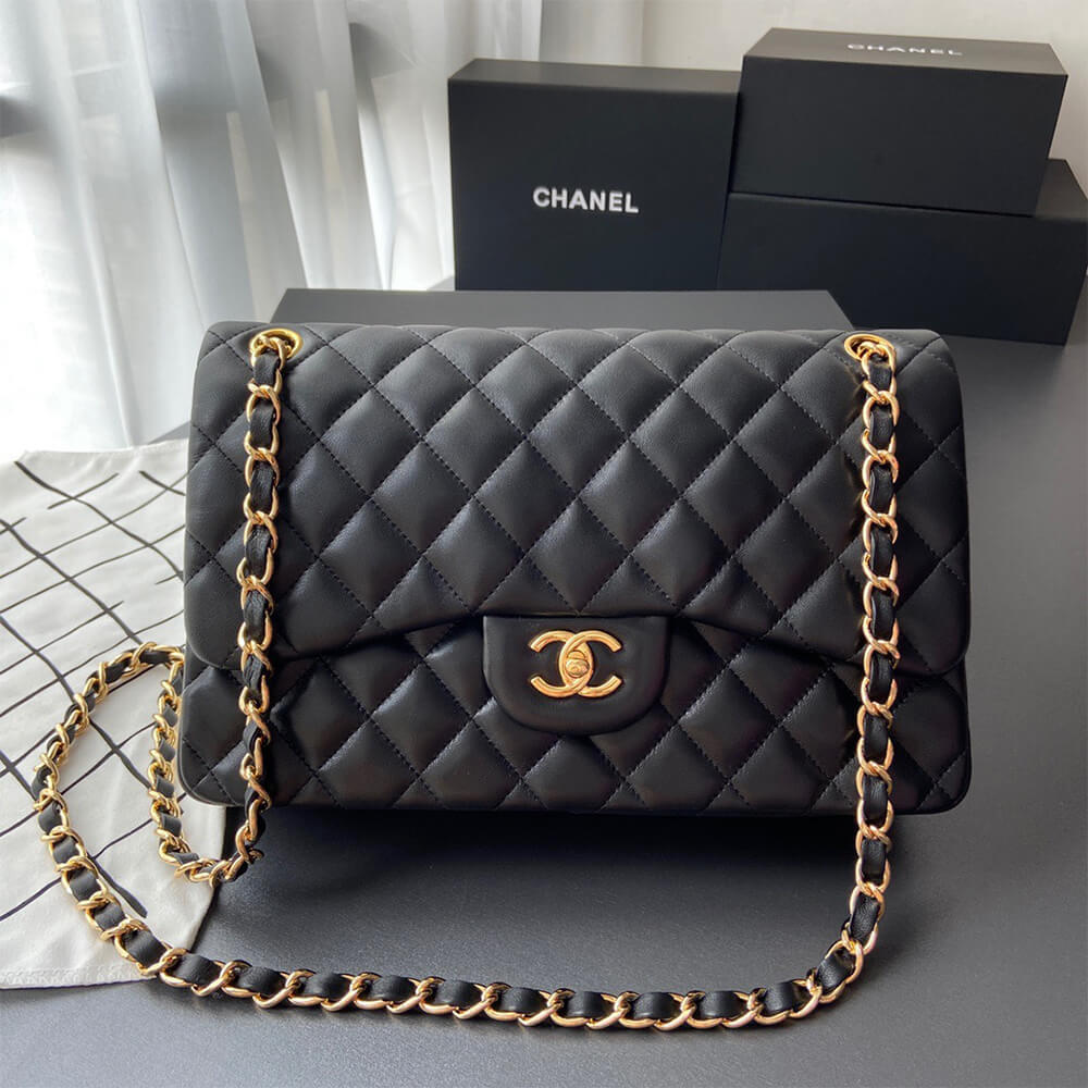 Ch**el classic double flap jumbo