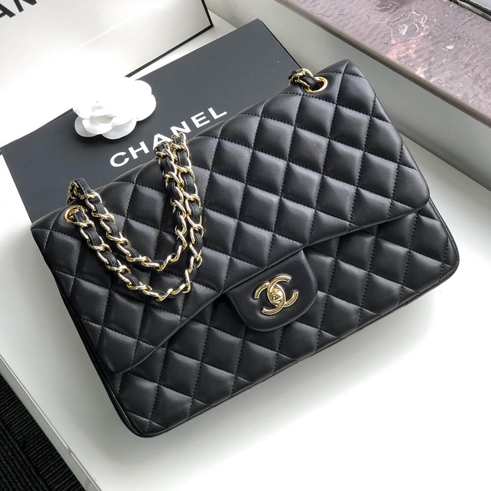 Ch**el classic double flap jumbo