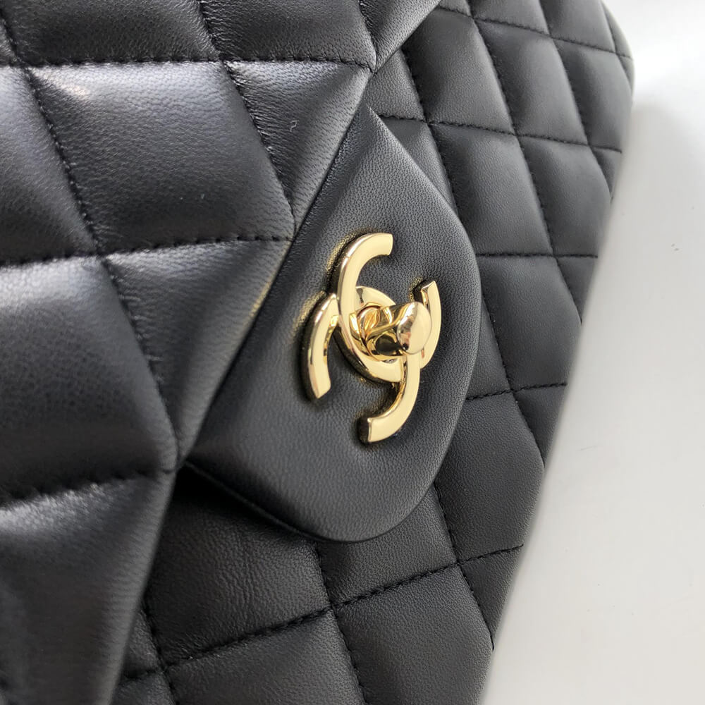 Ch**el classic double flap jumbo
