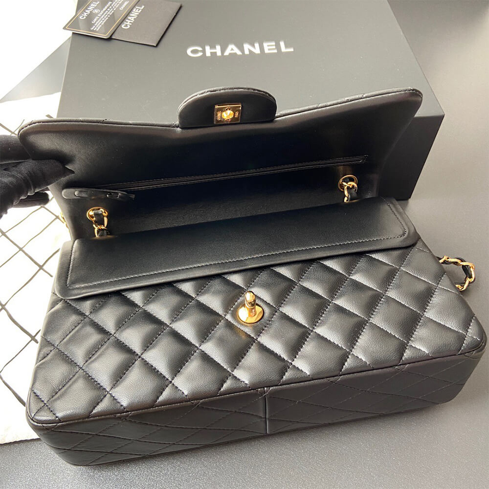Ch**el classic double flap jumbo