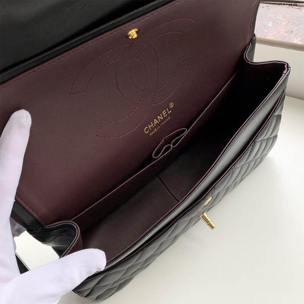 Ch**el classic double flap jumbo