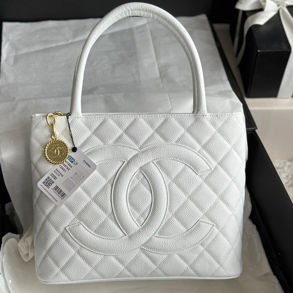 Ch**el medallion tote bag
