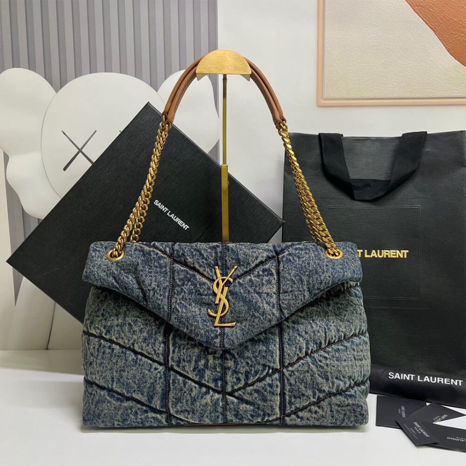 y51 puffer medium in suede and De*1m