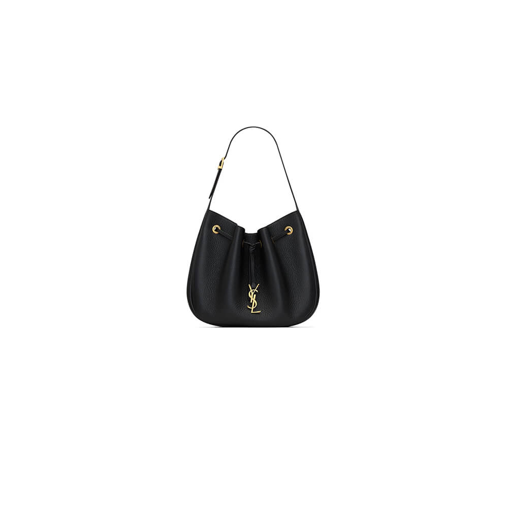 Y51 paris vii small hobo in grained leather