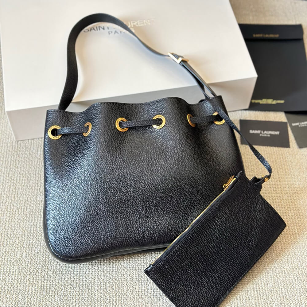 Y51 paris vii small hobo in grained leather