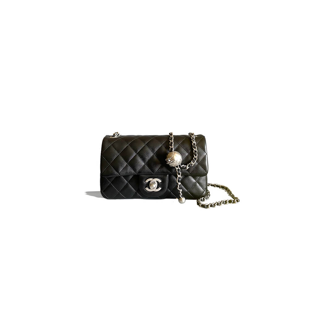 Ch**el pearl crush mini rectangular flap