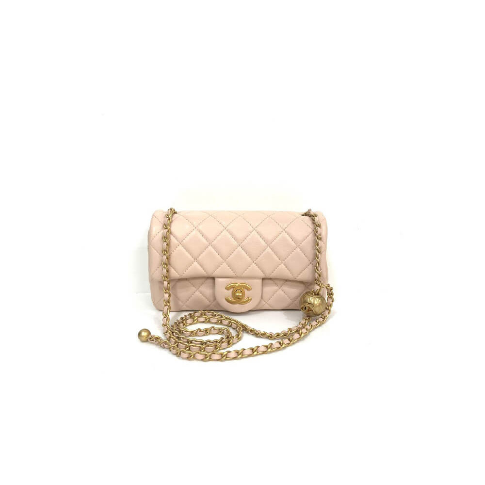 Ch**el pearl crush mini rectangular flap