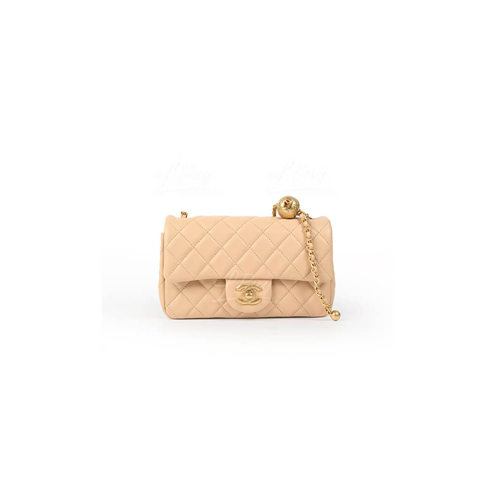 Ch**el pearl crush mini rectangular flap