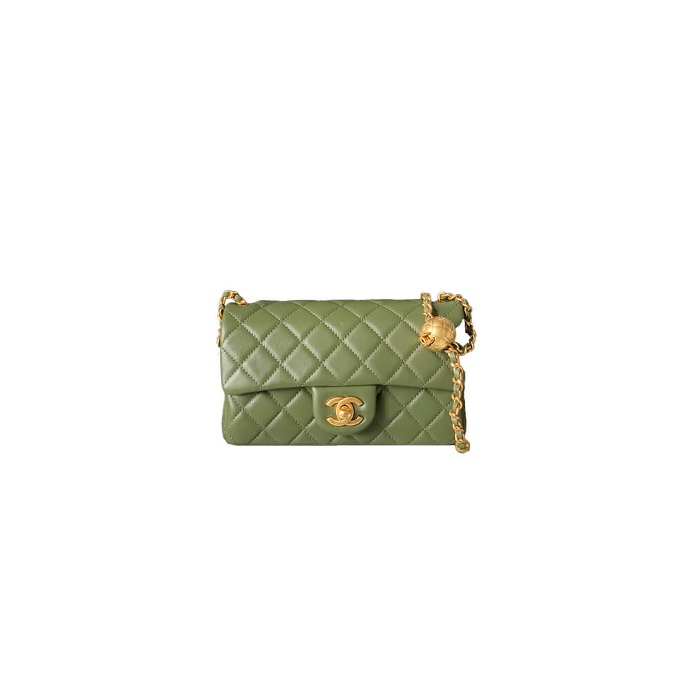Ch**el pearl crush mini rectangular flap