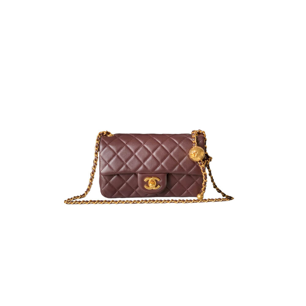Ch**el pearl crush mini rectangular flap