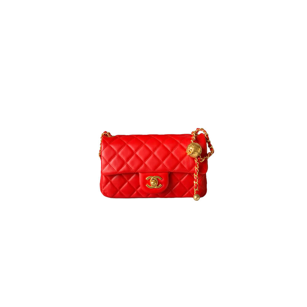 Ch**el pearl crush mini rectangular flap