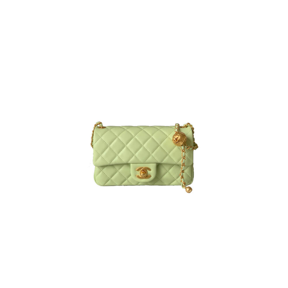 Ch**el pearl crush mini rectangular flap