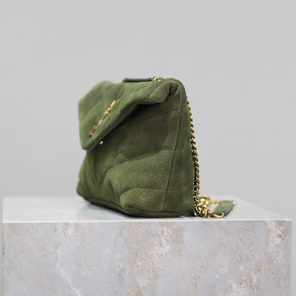 Y51 toy puffer in suede
