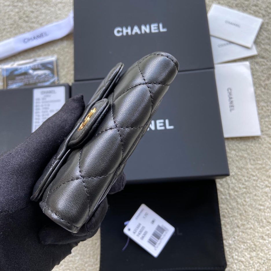 Ch**el classic small flap wallet