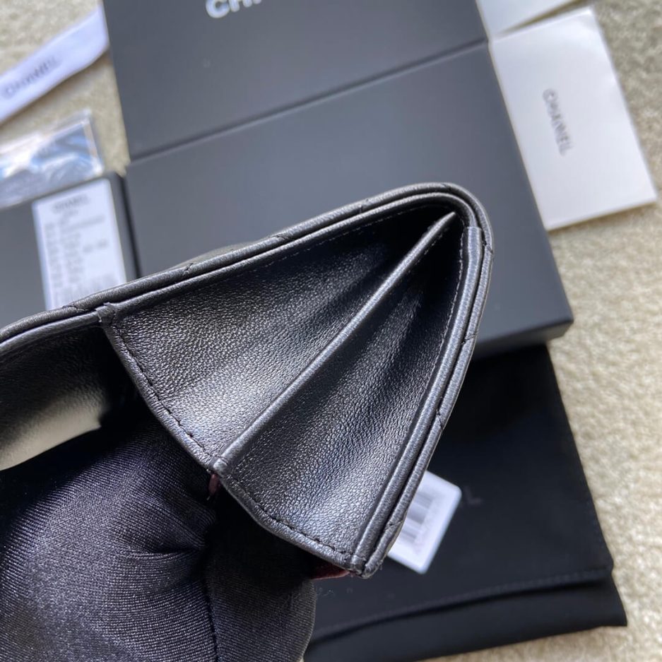 Ch**el classic small flap wallet