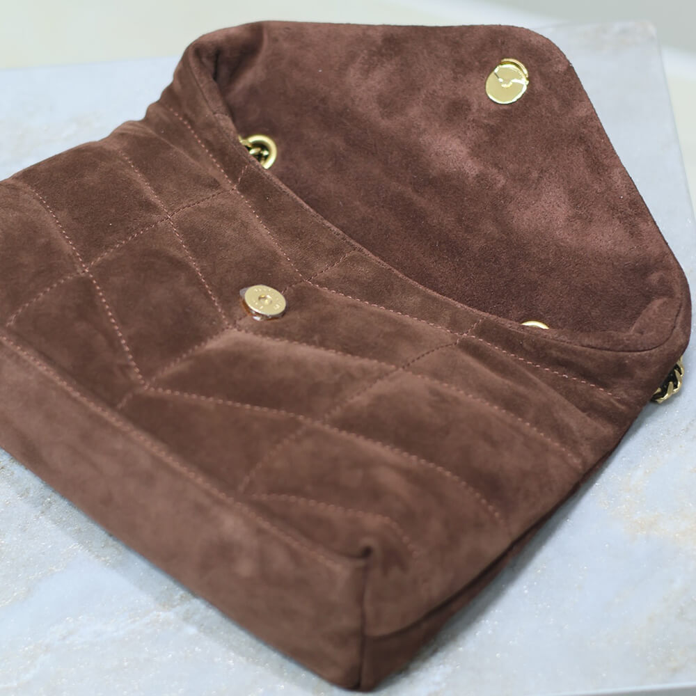 Y51 toy puffer in suede