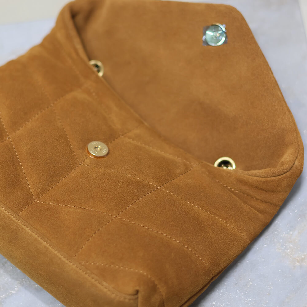 Y51 toy puffer in suede