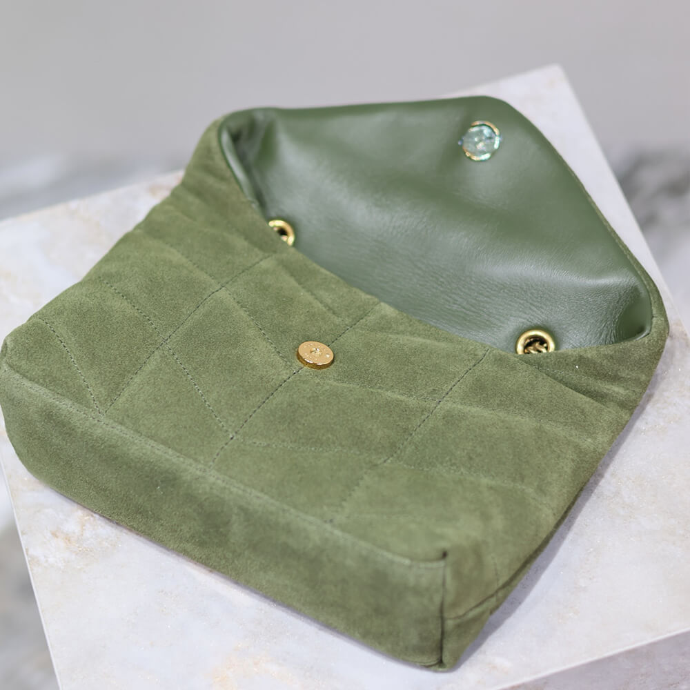 Y51 toy puffer in suede