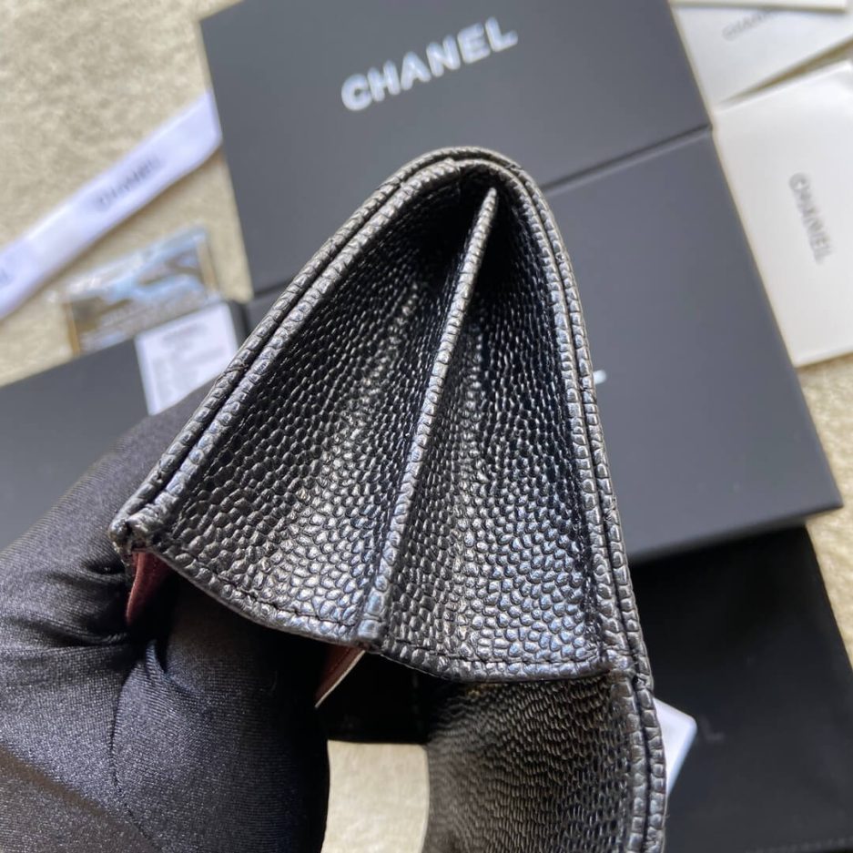 Ch**el classic small flap wallet