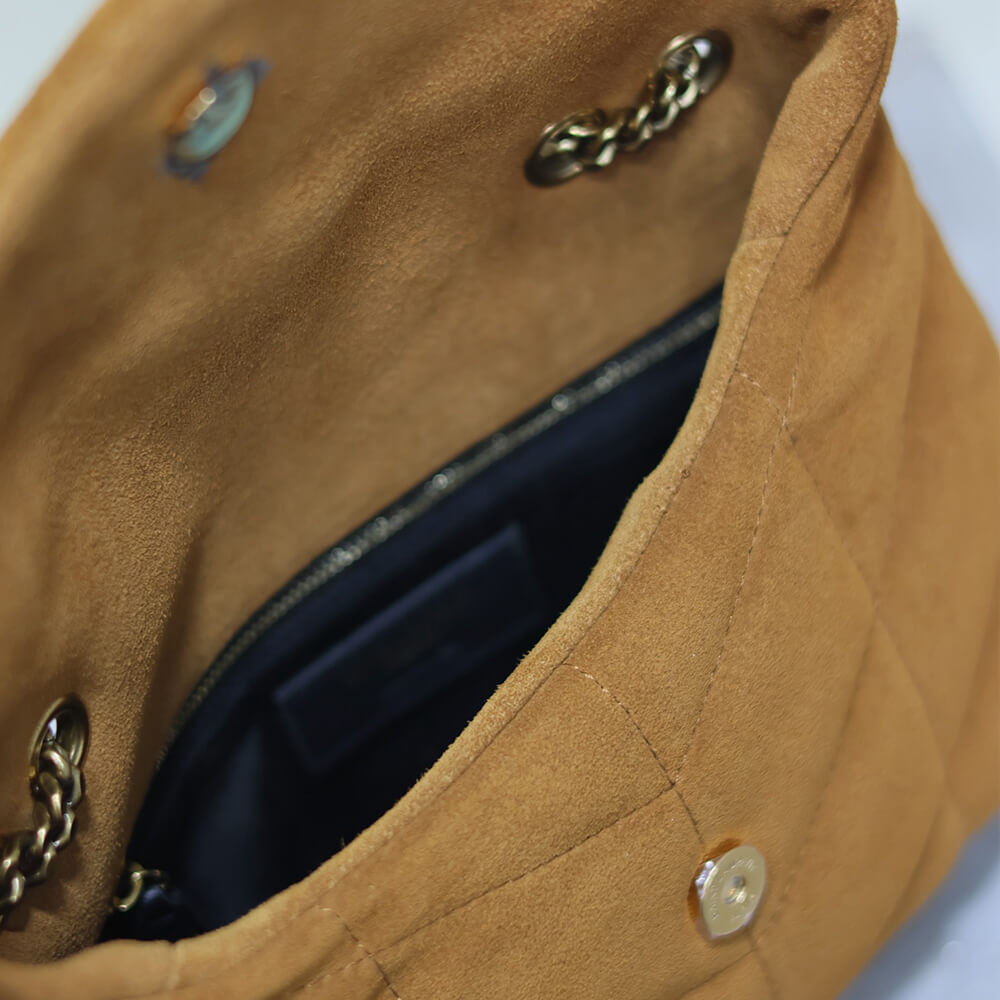 Y51 toy puffer in suede