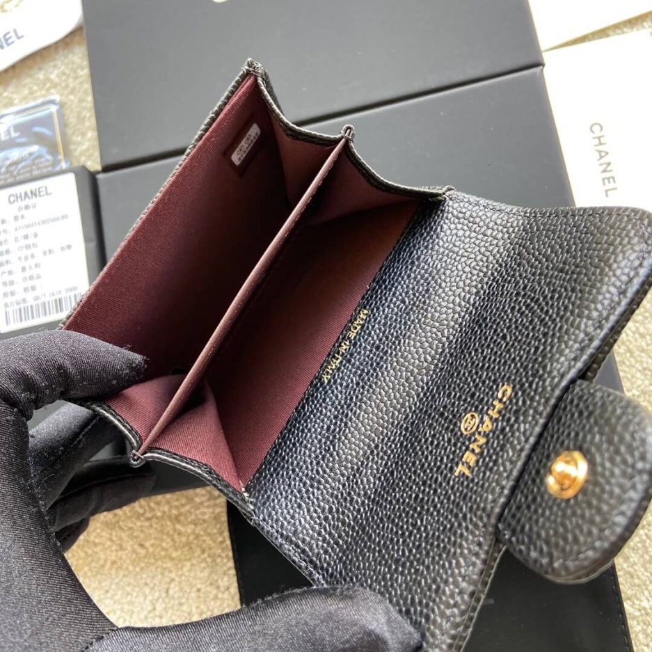Ch**el classic small flap wallet