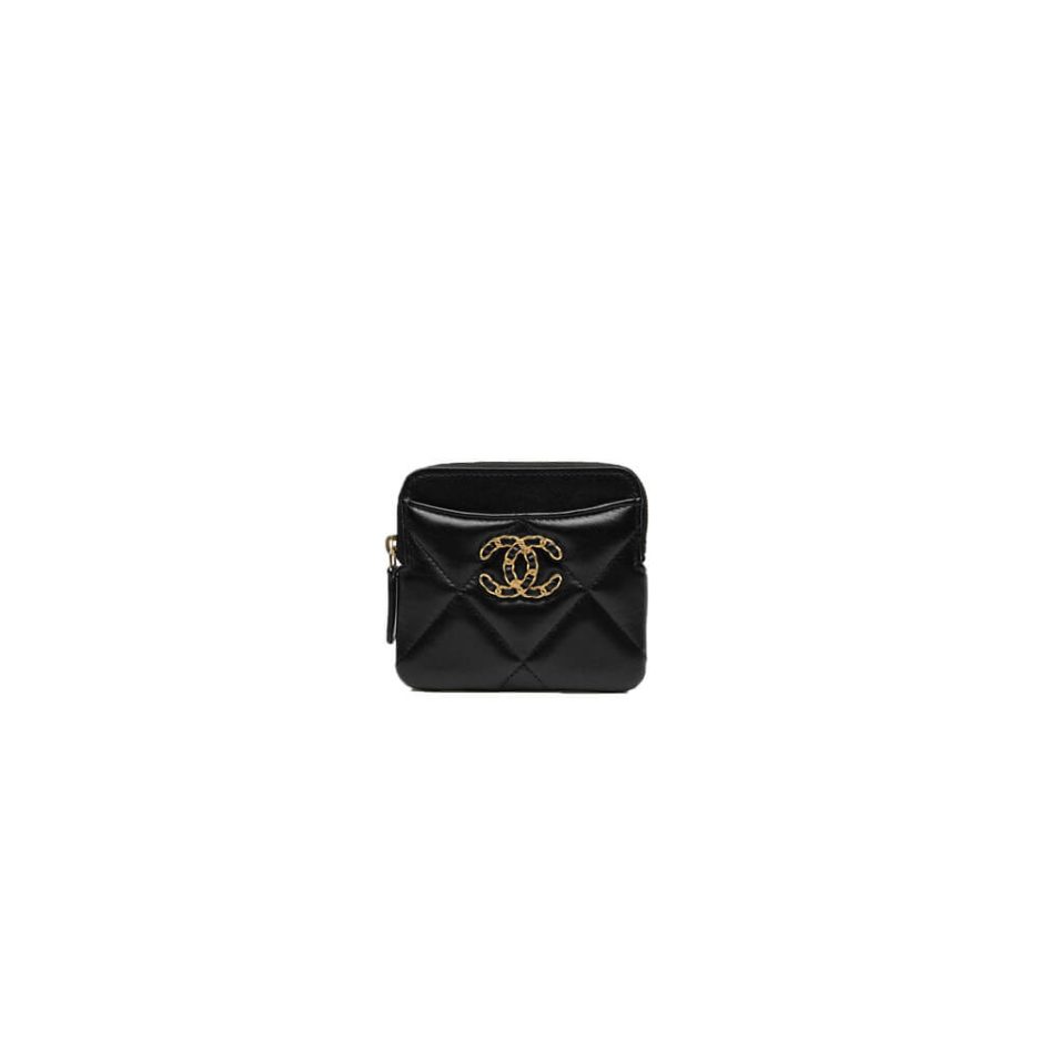 Ch**el 19 zipper coin wallet
