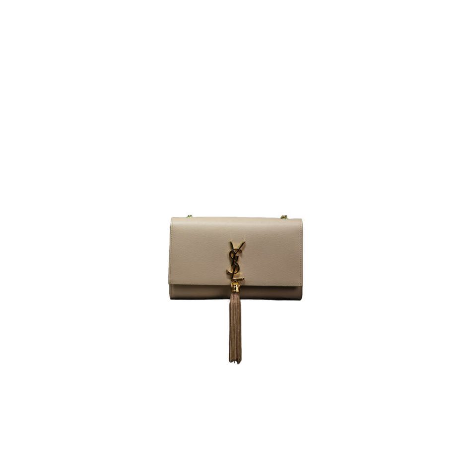 Y51 kate medium tassel in grain de poudre embossed leather